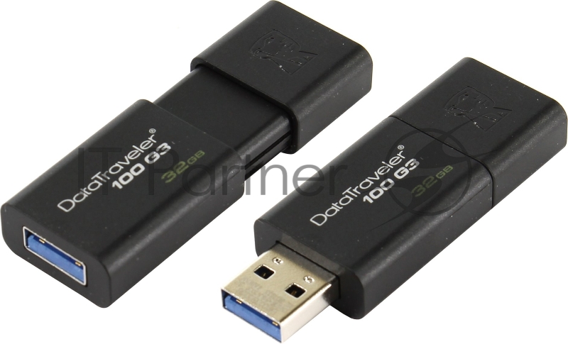 Накопитель USB flash 32ГБ Kingston DataTraveler 100 G3 DT100G3/32GB (USB3.0)