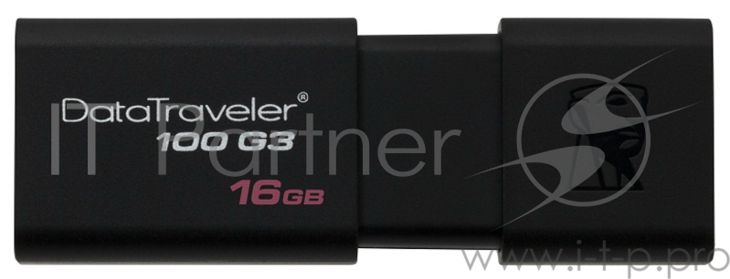 Накопитель USB flash 16ГБ Kingston DataTraveler 100 G3 DT100G3/16GB (USB3.0)