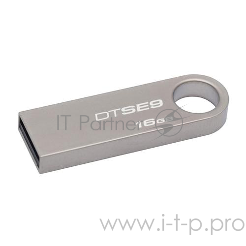 Накопитель USB flash 16ГБ Kingston DataTraveler SE9 DTSE9H/16GB, серебр. (USB2.0)