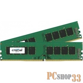 Память DDR4 16Gb 2x8GB (pc-19200) 2400MHz Crucial CL17 Dual Rankx8 CT2K8G4DFD824A