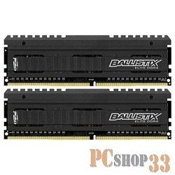 Модуль памяти Crucial 8GB Kit (4GBx2) DDR4 3200 MT/s (PC4-25600) CL16 SR x8 Unbuffered DIMM 288pin Ballistix Elite