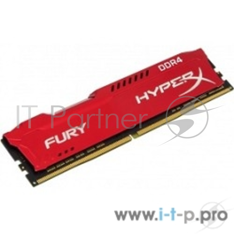 Память оперативная 16GB Kingston DDR4 2666 DIMM HyperX FURY Red HX426C16FR/16 Non-ECC, CL16, 1.2V, Retail