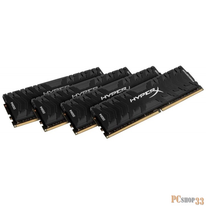Модуль памяти Kingston 32GB 2666MHz DDR4 CL13 DIMM (Kit of 4) XMP HyperX Predator
