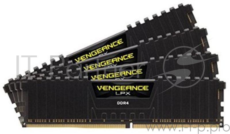 Модуль памяти DDR4 4x16Gb 3000MHz Corsair CMK64GX4M4C3000C15 RTL PC4-24000 CL13 DIMM 288-pin 1.2В