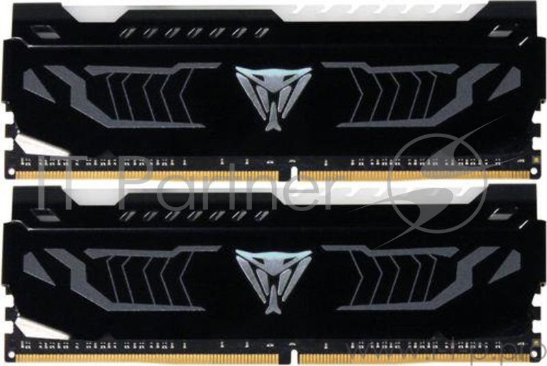 Память DDR4 16Gb 2x8GB (pc-19200) 2400MHz Patriot Viper4 CL14 LED WHITE PVLW416G240C4K