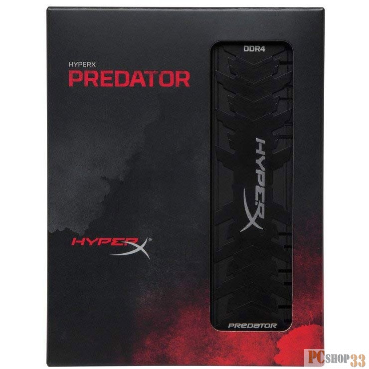 Память оперативная Kingston 32GB 2400MHz DDR4 CL12 DIMM(Kit of 4) XMP HyperX Predator