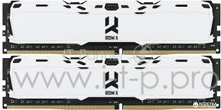 Модуль памяти GOODRAM DDR4 16GB PC4-24000 (3000MHz) 16-18-18 DUAL CHANNEL KIT IRDM X WHITE