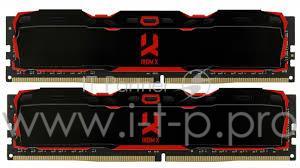 Модуль памяти GOODRAM DDR4 16GB PC4-24000 (3000MHz) 16-18-18 DUAL CHANNEL KIT IRDM X