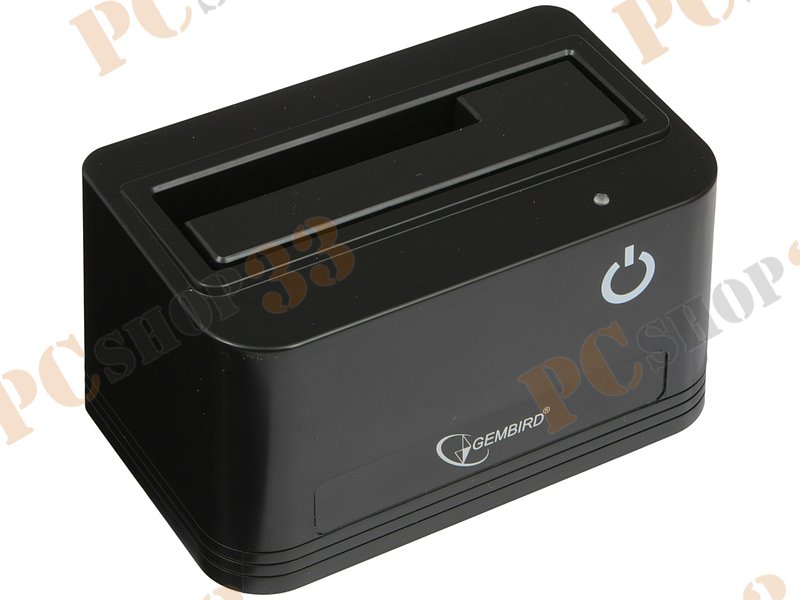 Док-станция Gembird HD32-U2S-4 для 2.5/3.5 SATA HDD, черный (USB2.0)