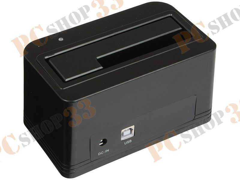 Док-станция Gembird HD32-U2S-4 для 2.5/3.5 SATA HDD, черный (USB2.0)