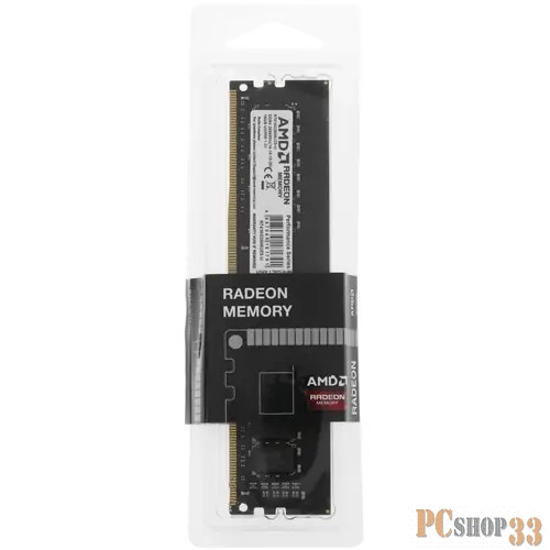 Модуль памяти 16GB AMD Radeon™ DDR4 2666 DIMM R7 Performance Series Black R7416G2606U2S-U Non-ECC, CL16, 1.2V, RTL