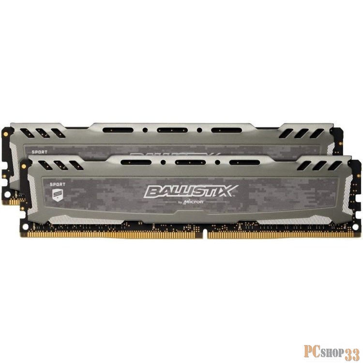 Оперативная память CRUCIAL 32GB Kit (16GBx2) DDR4 2400 MT/s (PC4-19200) CL16 DR x8 Unbuffered DIMM 288pin