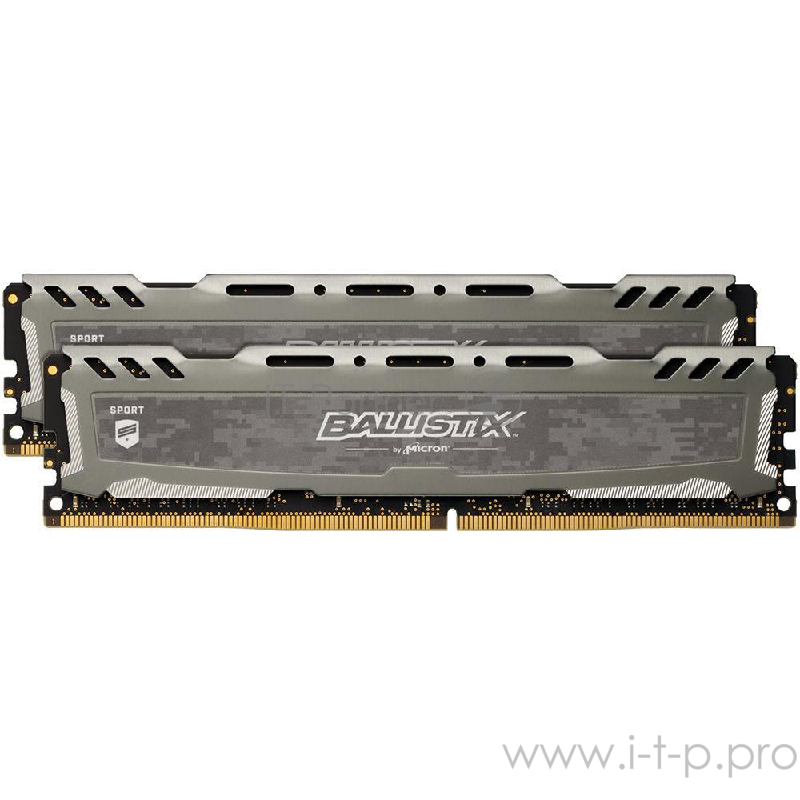 Оперативная память CRUCIAL 16GB Kit (8GBx2) DDR4 2400 MT/s (PC4-19200) CL16 SR x8 Unbuffered DIMM 288pin