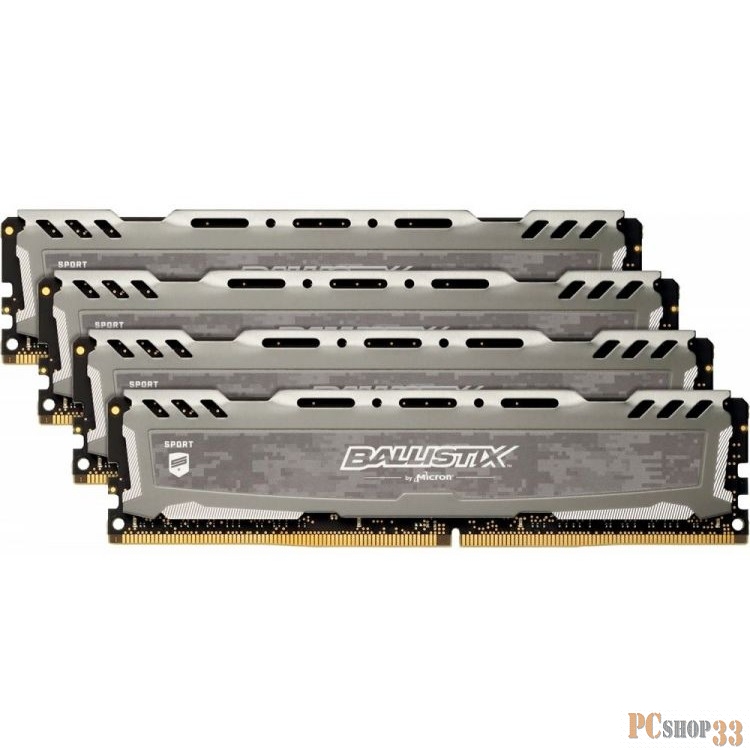 Модуль памяти 32GB PC25600 DDR4 KIT4 BLS4K8G4D32AESBK CRUCIAL