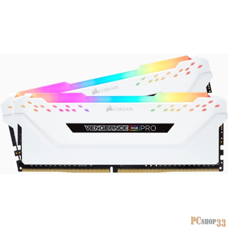 Память DDR4 2x16Gb 3200MHz Corsair CMW32GX4M2C3200C16W RTL PC4-25600 CL16 DIMM 288-pin 1.35В
