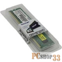 Модуль памяти Patriot DDR3 SODIMM 4GB (PC3-10600) 1333MHz PSD34G13332(81) S
