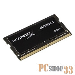 Модуль памяти Kingston DDR4 SODIMM 8GB HX424S14IB/8 {PC3-19200, 2400MHz, CL14, HyperX Impact Series}