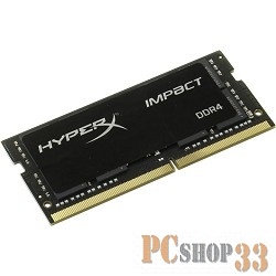Модуль памяти Kingston DDR4 SODIMM 8GB HX421S13IB/8 {PC3-17000, 2133MHz, CL13, HyperX Impact Series}