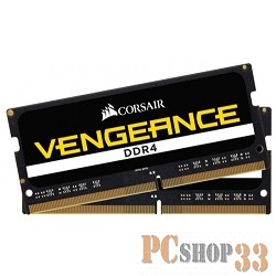 Модуль памяти DDR4 2x16Gb 2666MHz Corsair CMSX32GX4M2A2666C18 RTL PC4-21300 CL18 SO-DIMM 260-pin 1.2В
