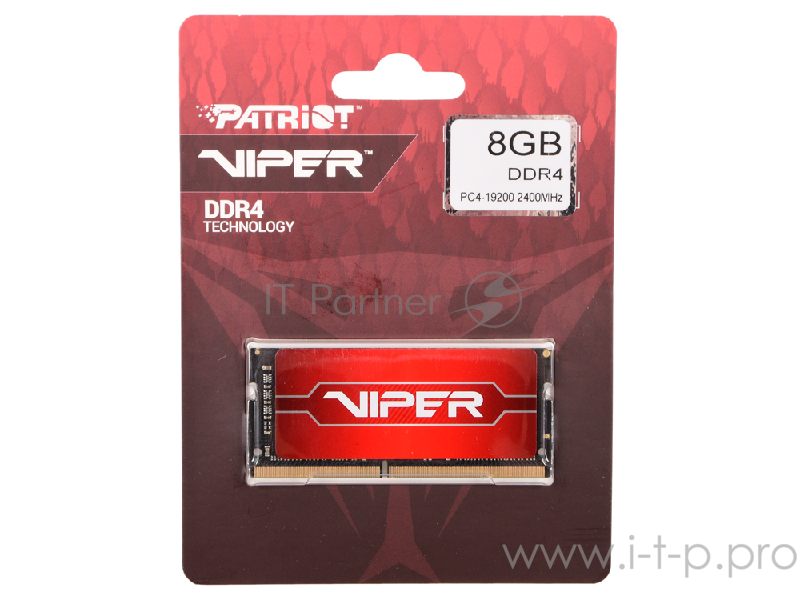 Модуль памяти 8GB PC19200 DDR4 SO PV48G240C5S PATRIOT