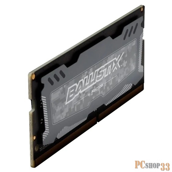 Память Crucial DRAM 8GB DDR4 2666 MT/s(PC4-21300) CL16 SR x8 Unbuffered SODIMM 260pin Ballistix Sport LT DDR 4 SODIMM - Grey, EAN: 649528782137