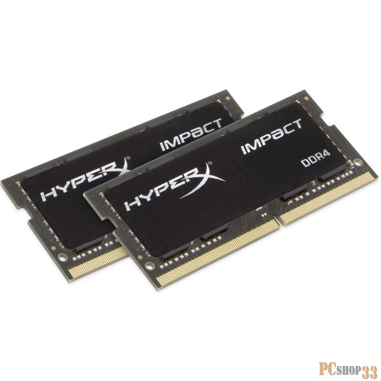Память оперативная Kingston 32GB 3200MHz DDR4 CL20 SODIMM (Kit of 2) HyperX Impact