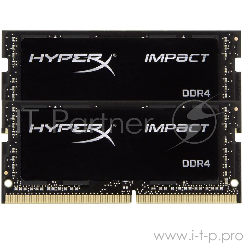 Оперативная память Kingston 32GB 2666MHz DDR4 CL15 SODIMM (Kit of 2) HyperX Impact, EAN: '740617265392