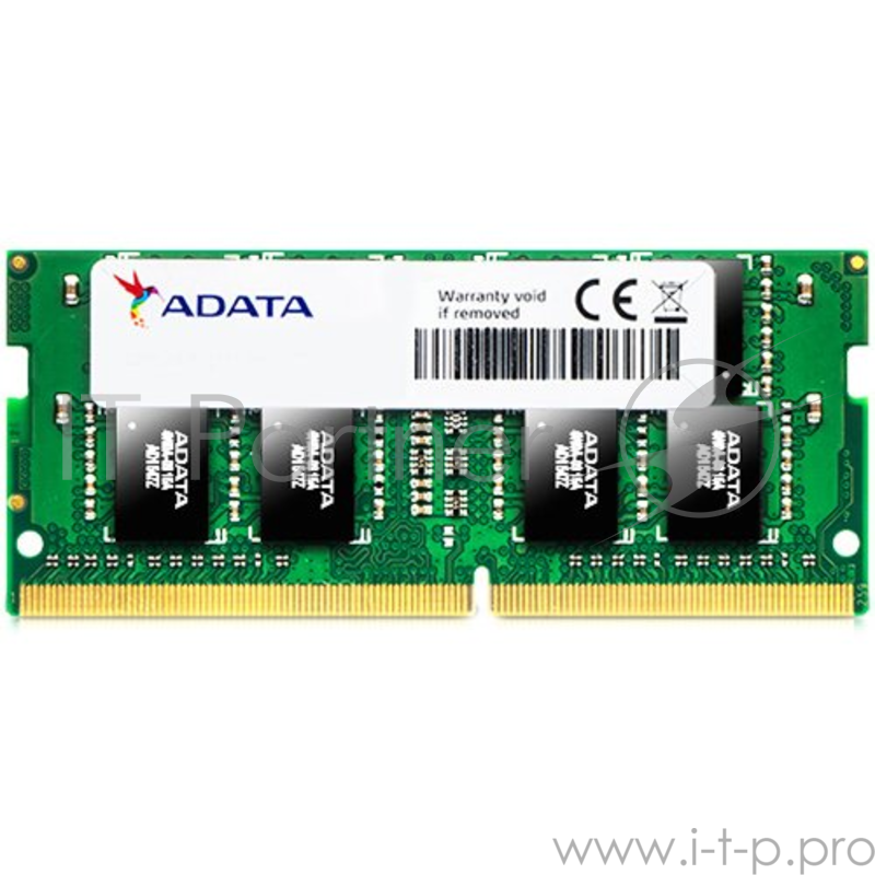 Оперативная память 4GB ADATA DDR4 2400 SO DIMM AD4S2400J4G17-S Non-ECC, CL17, 1.2V, 512x16, RTL