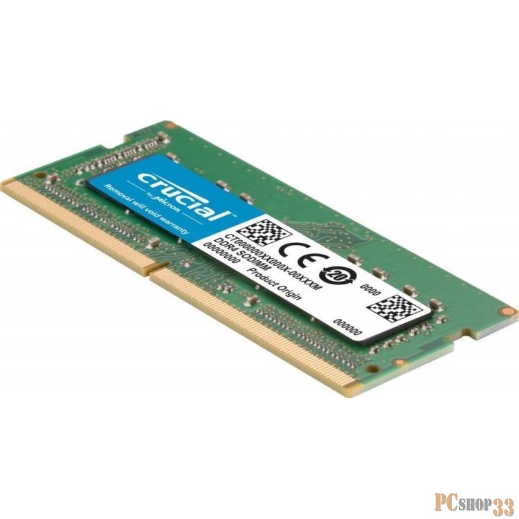 Память DDR4 16Gb 2400MHz Crucial CT16G4S24AM RTL PC4-19200 CL17 SO-DIMM 260-pin 1.2В Mac dual rank