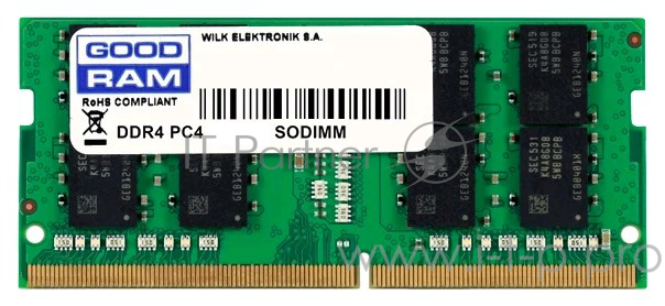 Память GOODRAM SODIMM DDR4 4GB PC4-21300 (2666MHz) CL19 512x8