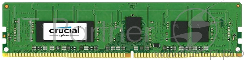 Память Crucial DRAM 4GB DDR4 2400 MT/s (PC4-19200) CL17 SR x8 ECC Registered DIMM 288pin, EAN:649528772756