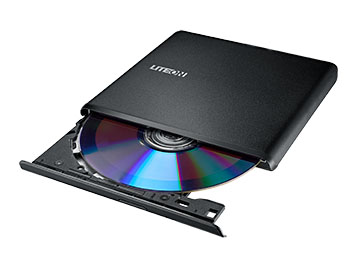 Оптический привод DVD±RW LITE-ON ES1 (USB, Ultra-Slim, Black, RTL) USB 2.0