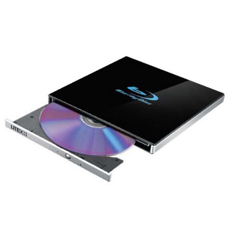 Привод Blu-Ray Lite-On EB-1 черный USB slim внешний