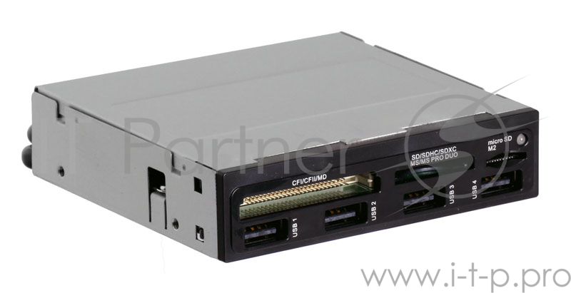 Картридер <All-in-1> USB 2.0 internal 3.5