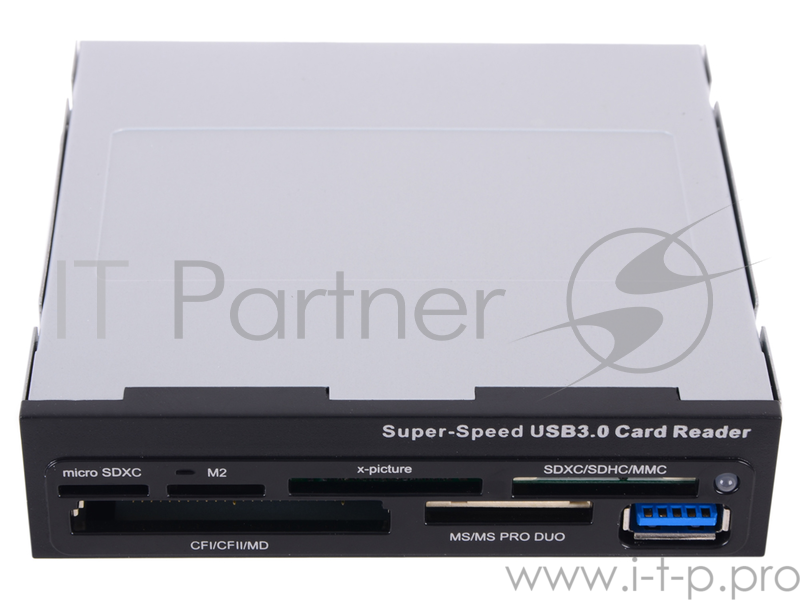 Картридер <All-in-1> USB 3.0 internal 3.5