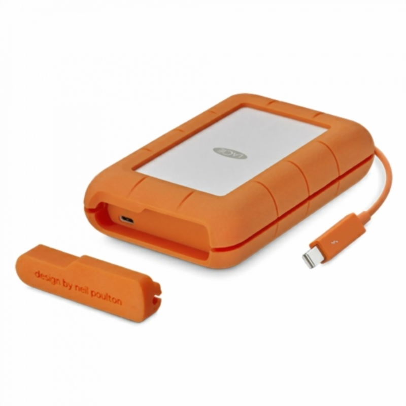 Накопитель на жестком магнитном диске LaCie Внешний жесткий диск LaCie STFS5000800 5TB Rugged Thunderbolt & USB C w integrated cable