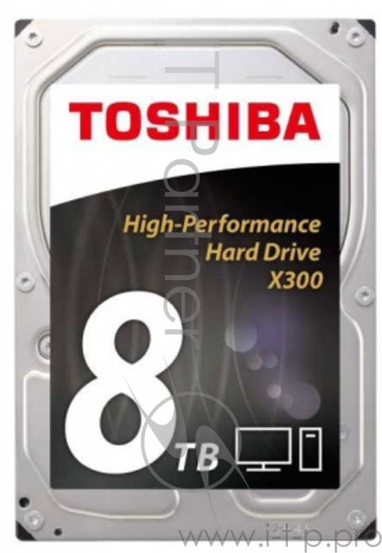 Жесткий диск Toshiba SATA-III 8Tb HDWF180EZSTA X300 (7200rpm) 128Mb 3.5