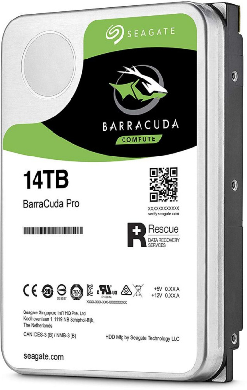 Жесткий диск Seagate Original SATA-III 14Tb ST14000DM001 Barracuda Pro (7200rpm) 256Mb 3.5