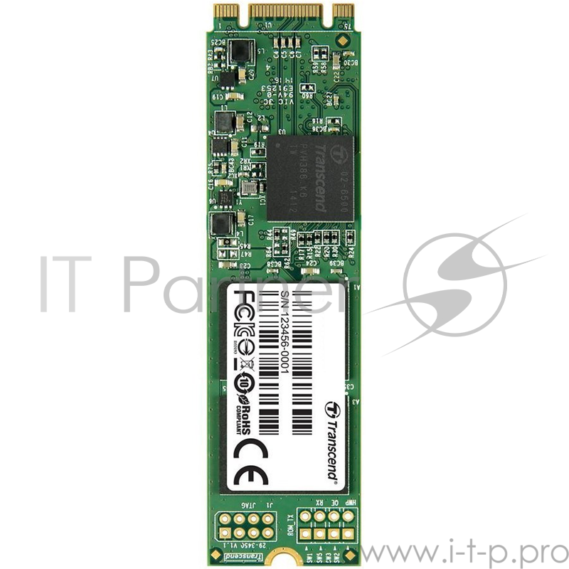 Твердотельный диск 128GB Transcend MTS800, M.2