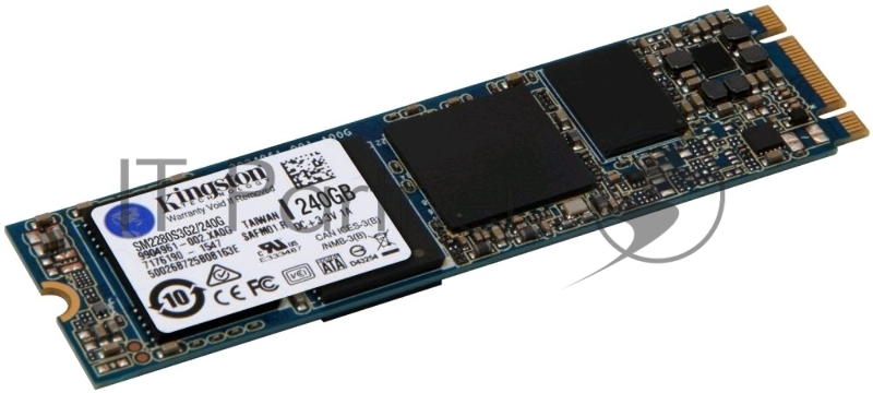 Накопитель SSD Kingston SATA III 240Gb SM2280S3G2/240G SSDNow M.2 2280