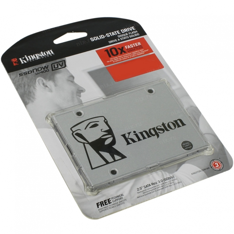 накопитель Kingston SSD 240GB UV400 Series SUV400S37/240G {SATA3.0}