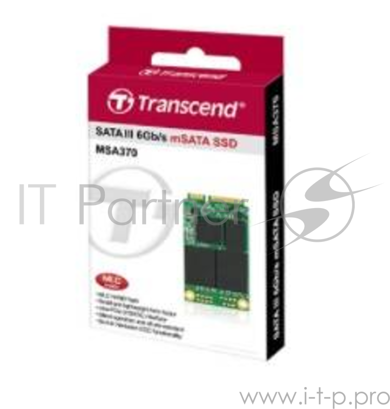 Накопитель SSD TRANSCEND 64GB, mSATA SSD, SATA3, MLC