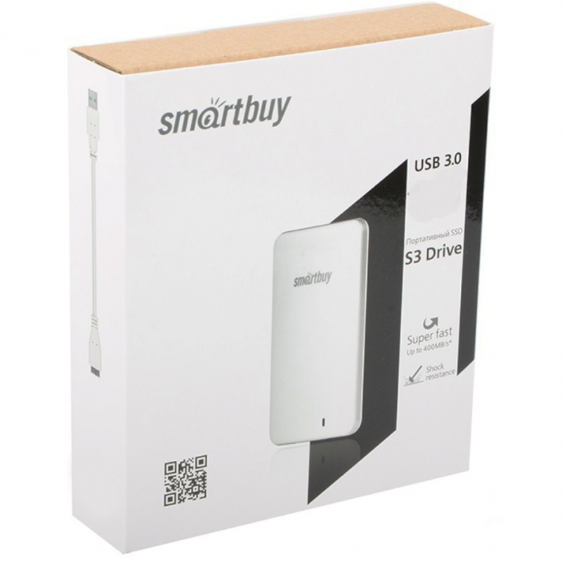 накопитель Smartbuy SSD S3 Drive 256Gb USB 3.0 SB256GB-S3DB-18SU30, black