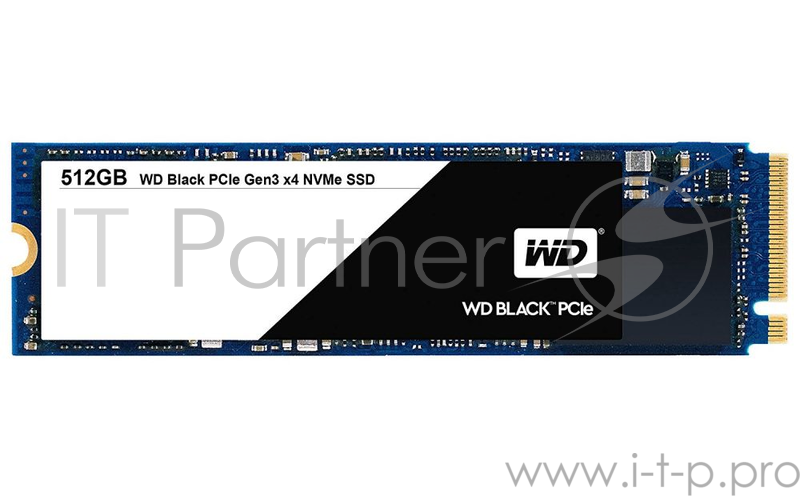 Твердотельный накопитель SSD жесткий диск M.2 2280 512GB BLACK WDS512G1X0C WDC
