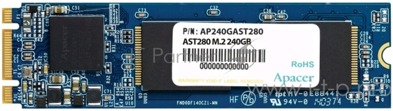Накопитель M.2 SSD Apacer AST280 SATA-III 240GB <AP240GAST280-1>