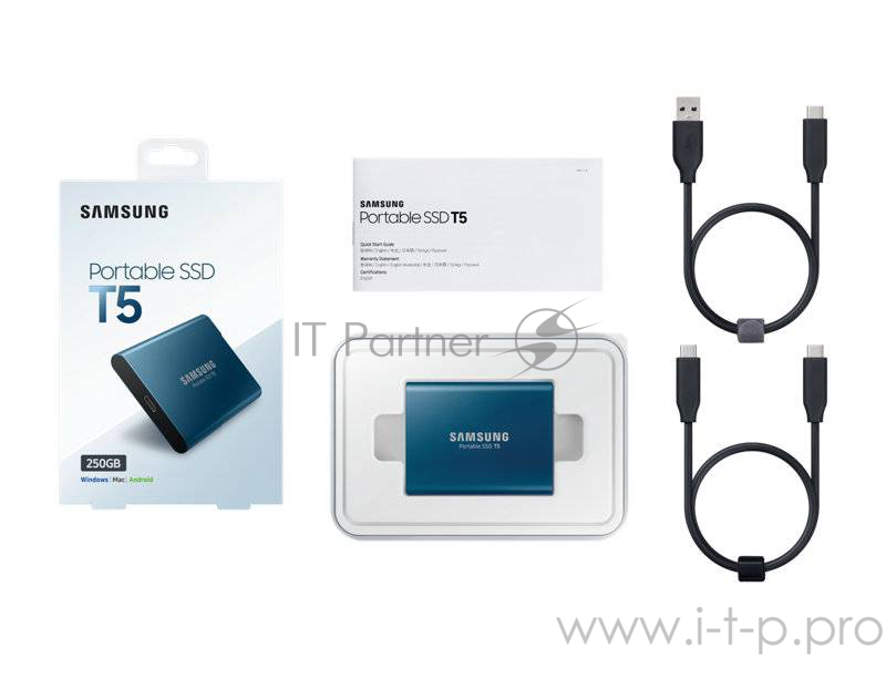 Накопитель SSD Samsung USB 250GB T5 1.8
