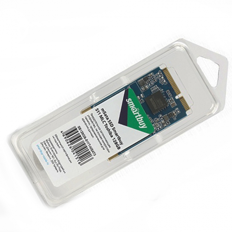 Жесткий твердотельный диск Smartbuy SSD 128Gb S11-TLC SB128GB-S11TLC-MSAT3 {mSata}