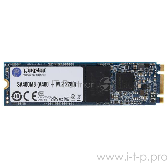 Твердотельный накопитель Kingston 120G SSDNow A400 M.2 2280 SATA 6Gb/s TLC R/W 500/320 TBW 40TB
