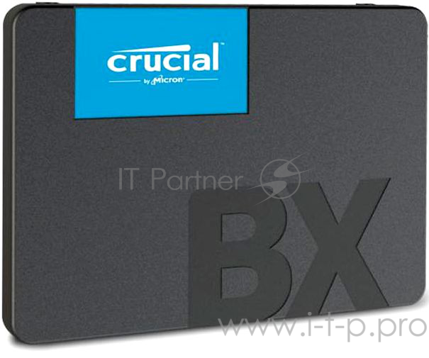 Жесткий дискCrucial BX500 960GB 3D NAND SATA 2.5-inch SSD 960GB 2.5-inch internal SSD • SATA 6.0Gb/s • 540 MB/s Read, 500 MB/s Write