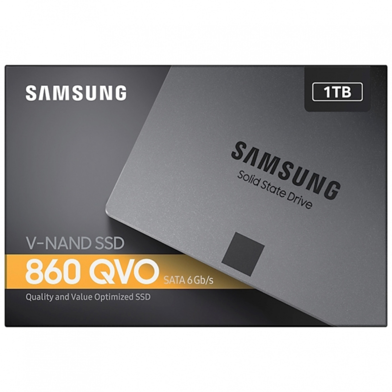 Накопитель SSD Samsung SATA III 1Tb MZ-76Q1T0BW 860 QVO 2.5
